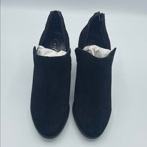 NEW Carlos by Carlos Santana Black Suede Ankle Booties Size 8.0